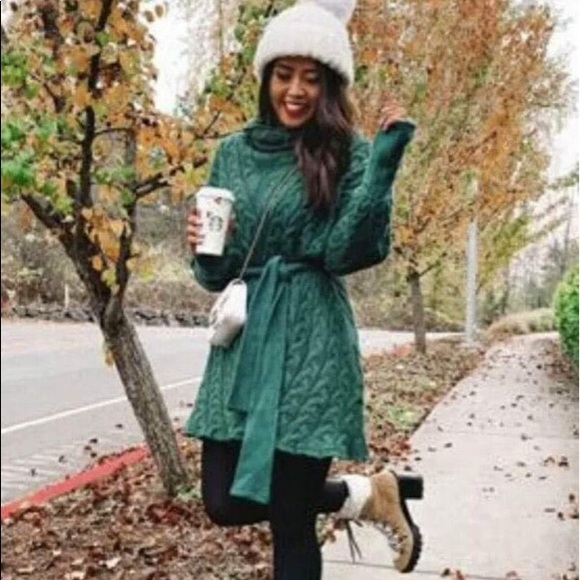 Free People Dresses & Skirts - NWT Free people vetiver shade tunic sweater dress